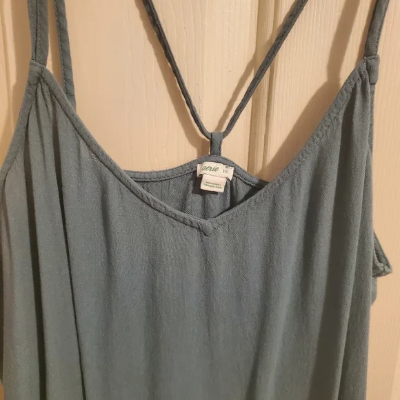 Aerie seafoam blue green slip dress - Picture 4 of 8